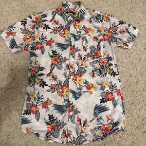 Batman Classic Tv Series Hawaiian Button Down Shirt Size Small